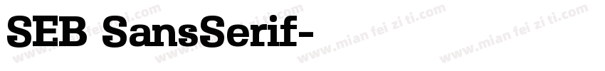 SEB SansSerif字体转换
